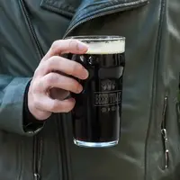 Келих для пива "Beer time", англійська, Крафтова коробка