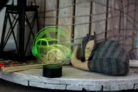 Сменная пластина для 3D светильников "Автомобиль 27" 3DTOYSLAMP