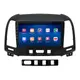 Штатная магнитола Lesko для Hyundai Santa Fe II 2005-2010 экран 9" 2/32Gb/ 4G/ Wi-Fi Premium GPS Android