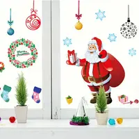 Набір новорічних наклейок на вікно Happy New Year 4 9133 60х90 см 1 лист