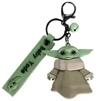 Брелок Бейбі Йода RESTEQ, Брелок на ключі Baby Yoda, Аксесуар для ключів Малюк Йода, Брелок Grogu, Брелок Грогу