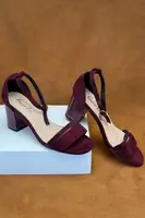 Босоножки женские, цвет сливовый, 243RGL330