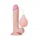 Упругий фаллоимимтатор 9 с функцией семяизвержения  Squirting Dildo