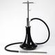 Кальян Trumpet Hookah, шахта нержавеющая сталь, высота 60 см на колбе Steamulation Черная
