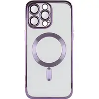 Силіконовий чохол для iPhone 14 Pro Max - Fibra Chrome with Magnetic, Purple