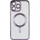 Силиконовый чехол для iPhone 14 Pro - Fibra Chrome with Magnetic, Purple