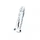 Прозрачный реалистичный фаллоимитатор с присоской 7.0''  Flawless Clear Dildo, Clear