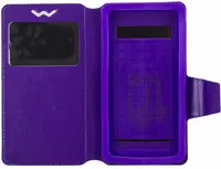 Чохол-книжка TOTO Book Silicone Slide Universal Cover With Window 5.3'-5.5' Purple