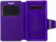 Чехол-книжка TOTO Book Silicone Slide Universal Cover With Window 5.3'-5.5' Purple