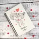 Блокнот Sketchbook We belive in love BDP_18L008
