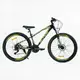 Велосипед спортивный 26" Corso BLADE, рама алюминиевая 13", оборудование Shimano 21 скорость, собран на 75%. Black (147899)