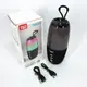 Портативная колонка TG644 5W с RGB подсветкой и ремешком блютуз колонка с аккумулятором Цвет: черный