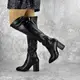 Ботфорты женские Fashion Riot 2159 40 размер 25,5 см Черный