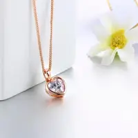 Ланцюжок жіночий золотистий з кулоном Серце код 2354