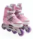 Комплект роликов с защитой 693-2 М Best Roller колеса PU светящиеся. Multicolor (размер 35-38) (186092)