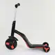 Самокат детский Best Scooter 3 в 1, с PU колёсами (свет+музыка). Red (80454)