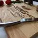 Большая кухонная разделочная доска 45 х 30 см из дерева с гравировкой