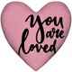 Подушка сердце XXL You are loved 57x57 см (6PS_18L031)