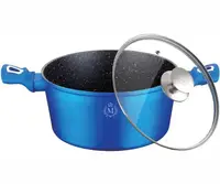Каструля з кришкою Meisterklasse Royal Blue Edition MK-1045-20 20 см 2.1 л