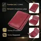Компактный кошелек удобного формата из натуральной кожи ST Leather 23077 Бордовый
