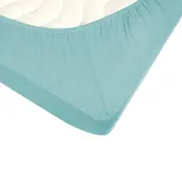 Простирадло трикотажне на гумці Iris Home - Бірюзовий 160*200+25