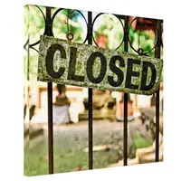 Картина на холсте Closed 65x65 см (H6565_GOR006)