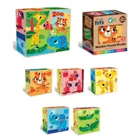 Уценка. Деревʼяна іграшка Kids hits арт. KH20/023 кубик 5,5 см набір 4шт короб. 12,8*12,8*5,8 см - Повреждена упаковка