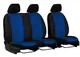 Авточехлы универсальные Pok-ter Standart 2+1 из экокожи синий