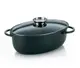 Гусятница с крышкой Kela Kerros 15153 13х28х45 см 8 л черная