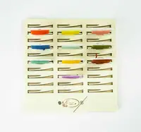 Подставка для бобин (шпуль) ТМ Embroidery Craft с магнитом для иголок 30 прорезей. Прорези с фиксатором 14*14 слоновая кость PB-008s
