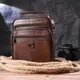 Превосходная мужская сумка из натуральной кожи 21279 Vintage Коричневая