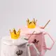 Набор чашек керамических 400 мл Queen&King с крышкой и ложкой 2 штуки