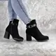 Ботильоны женские Fashion Kramer 2308 40 размер 25,5 см Черный