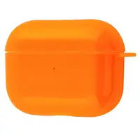 Чехол для AirPods Pro силиконовый ярко-оранжевый