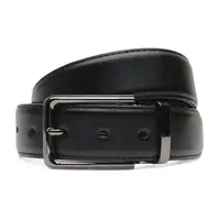Мужской кожаный ремень Borsa Leather C135-4131-4 Черный