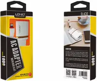 Сетевое зарядное устройство LDNIO DL-AC50 Travel charger 1USB 1A + Lightning cable White