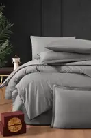 Сімейна Постільна Білизна La Romano Premium Satin 300TC Lucca Ash 160х220см (2 шт)