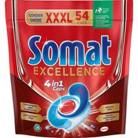 Капсулы для посудомоечных машин Somat Excellence 4015000973632 54 шт
