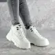 Ботинки женские зимние Fashion Calanthea 2341 38 размер 24,5 см Белый