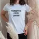 Футболка женская "Руководитель отдела сарказма", Белый, S, русский