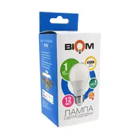 Светодиодная лампа BIOM BT-532 А60 12W E27 4500K Груша switch dimmable