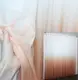 Тюль растяжка "Омбре" из шифона. Цвет терракотовый с белым. Код 752т