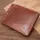 Удобный зажим для денег из натуральной гладкой кожи ST Leather 19427 Коричневый