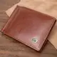 Удобный зажим для денег из натуральной гладкой кожи ST Leather 19427 Коричневый