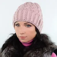Шапка Lyiza 18118 пудра-розовый