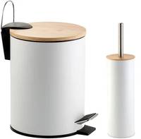 Комплект для ванної кімнати WC FABRIKA BAMBOO відро + йоржик для унітаза