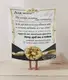 Плед 3D со своими пожеланиями письмо "Мужня сила від коханої Плед з сердечними побажаннями для чоловіка" 12211 135х160 см