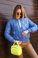 Куртка женская демисезонная синяя код П772