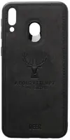 Чехол-накладка TOTO Deer Shell With Leather Effect Case Samsung Galaxy M20 Black