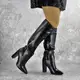 Сапоги женские Fashion Sarge 2185 39 размер 25 см Черный